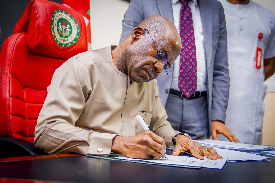 Abia State Governor Alex Otti grants automatic employment to nine NYSC Honours Award recipients