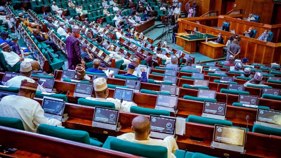 Members of the Nigerian House of Representatives during plenary session debating a motion to investigate arbitrary bank charges and strengthen consumer protection.