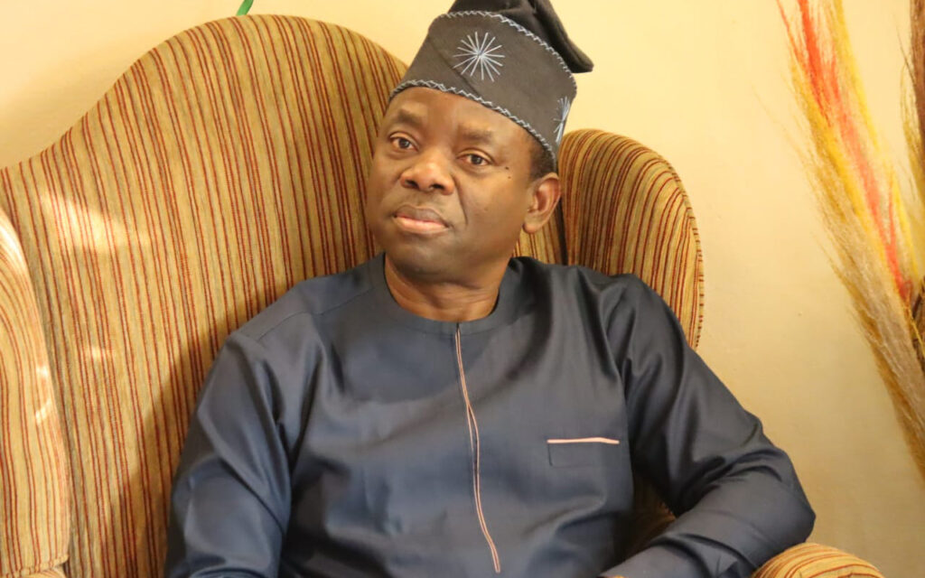 Temitope Ajayi speaking on national television about the safety of Nigerians in South Africa amid reports of xenophobic tensions and isolated attacks.