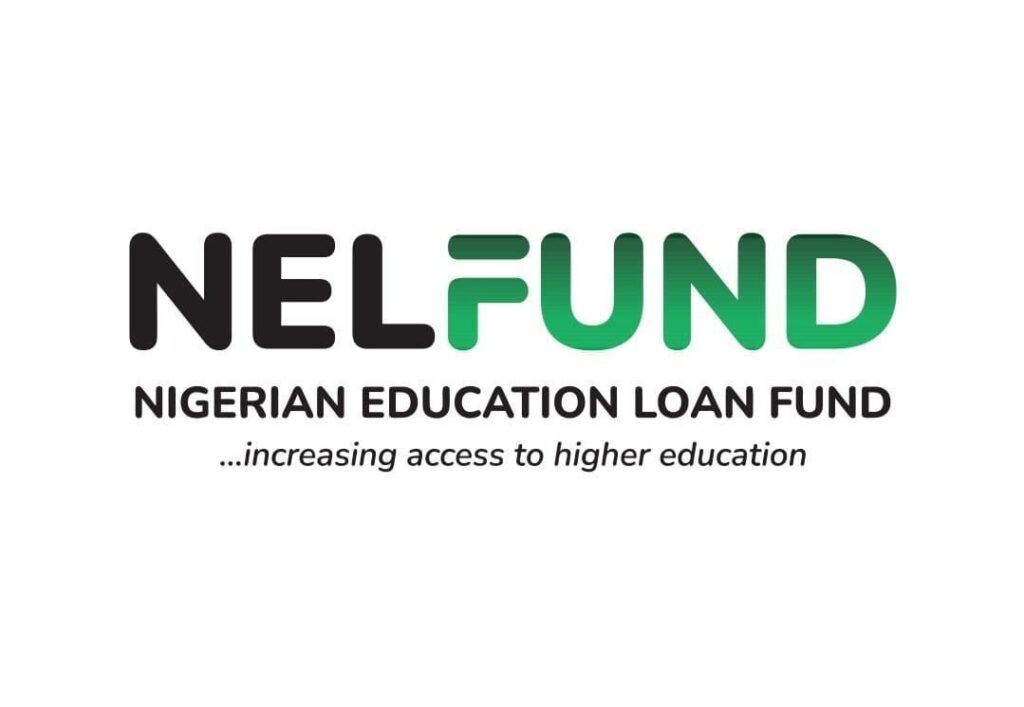 Illustration of Nigerian students in a tertiary institution benefiting from the NELFUND student loan scheme, which has disbursed funds to over 1.38 million students nationwide