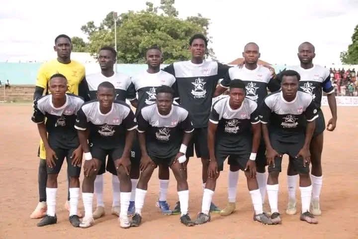 Flight FC Gboko players celebrating after defeating Lobi Stars FC 1–0 in the Benue State FA Cup final to win their first title