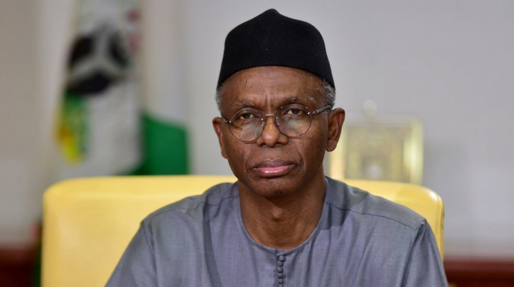 Nasir El-Rufai appearing in court in Kaduna for bail hearing over corruption and money laundering charges.