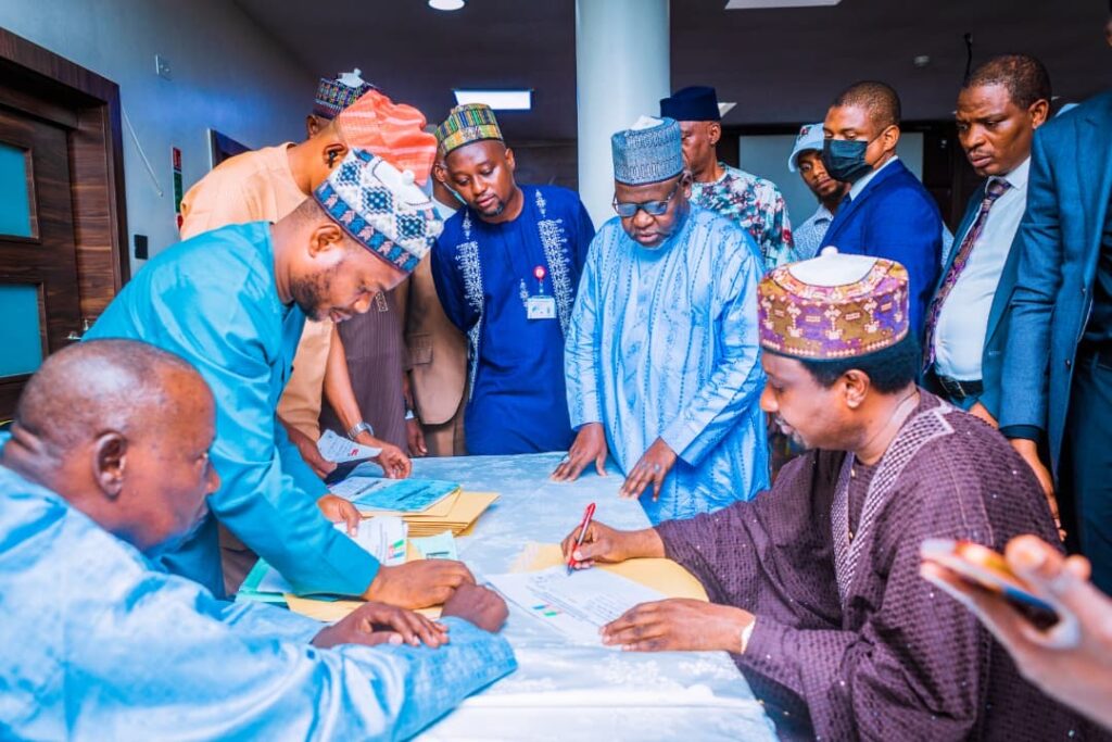 Deputy president of the Senate Jibrin Barau
