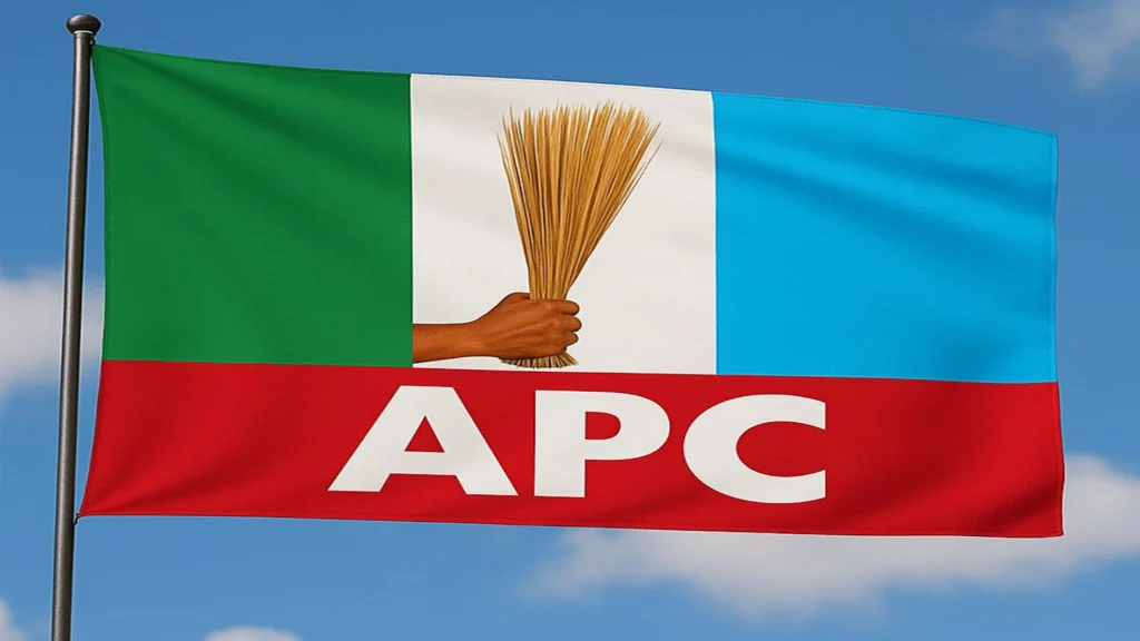 APC leaders and aspirants during senatorial primaries ahead of Nigeria’s 2027 general elections