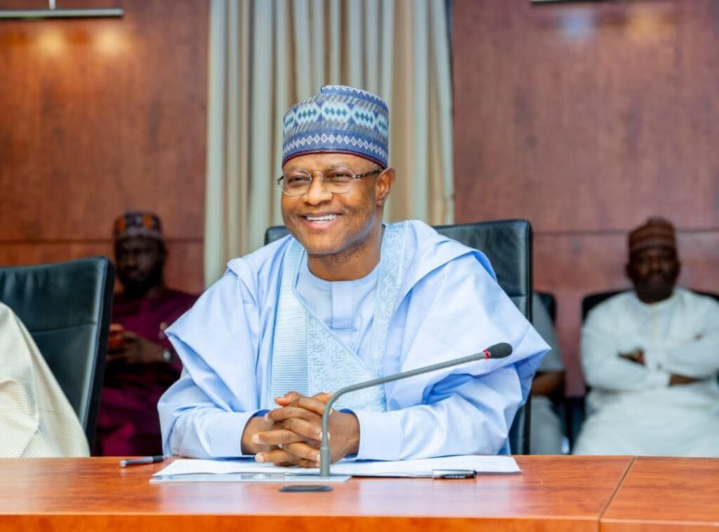 Kaduna State Governor Uba Sani inaugurating DDR Peace and Security Committee