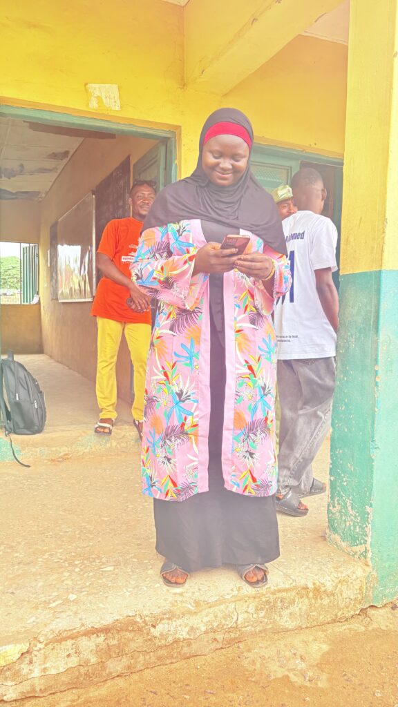 Guidance counsellor Saadatu Hussein speaking to students during a drug abuse awareness programme in Abuja.