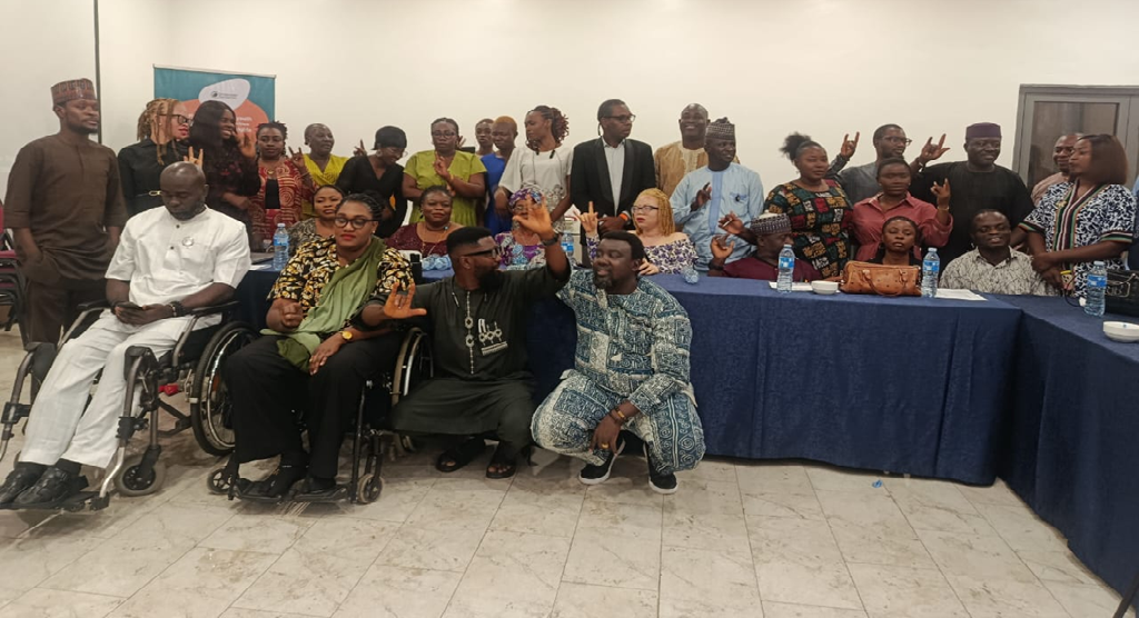 Participants at a policy roundtable in Abuja discussing digital inclusion reforms and accessibility for persons with disabilities in Nigeria’s technology ecosystem.