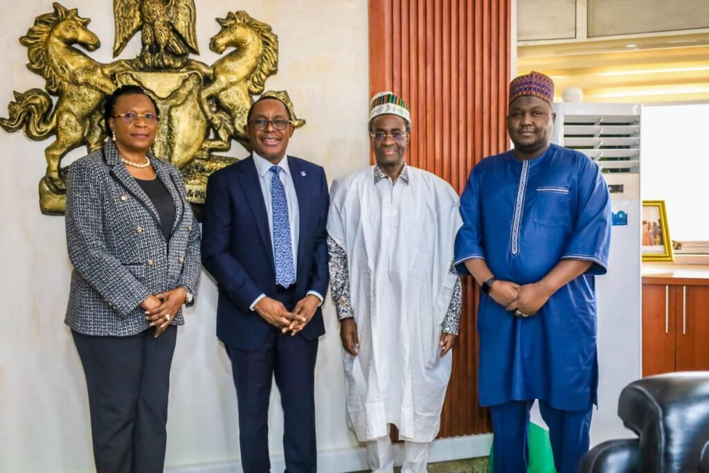 Officials of the Nigeria Deposit Insurance Corporation during a meeting on strengthening financial stability and protecting bank depositors in Nigeria.