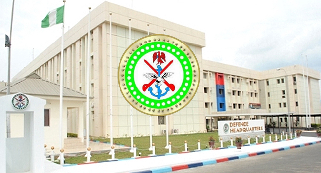 Nigerian military airstrikes coordinated by DHQ and US AFRICOM targeting ISIS/ISWAP positions in Metele, Borno State during counterterrorism operations