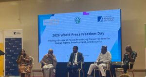Stakeholders at the 2026 World Press Freedom Day event in Abuja discussing press freedom, journalism, and human rights in Nigeria