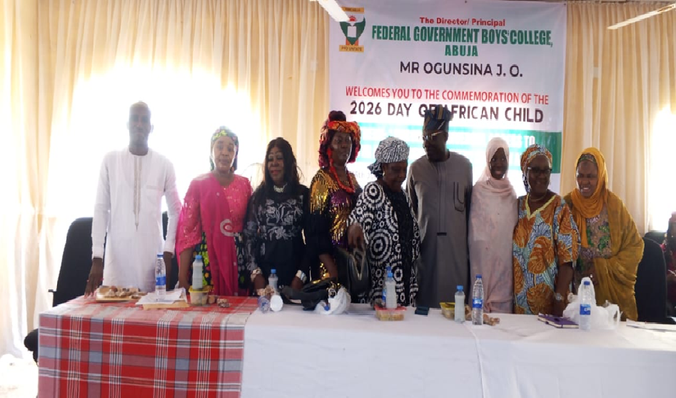 Students, educators and development advocates at the 2026 Day of the African Child celebration in Abuja promoting access to water, sanitation and hygiene.