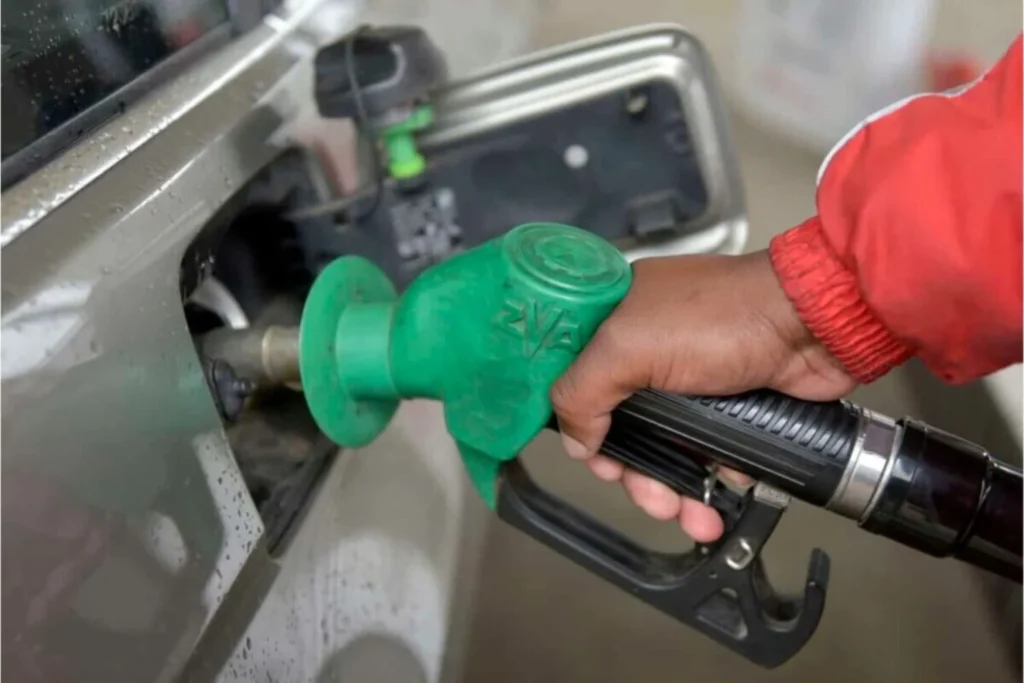 A diesel dispensing pump at a fuel station as Nigeria records an 86.4% increase in diesel prices year-on-year.