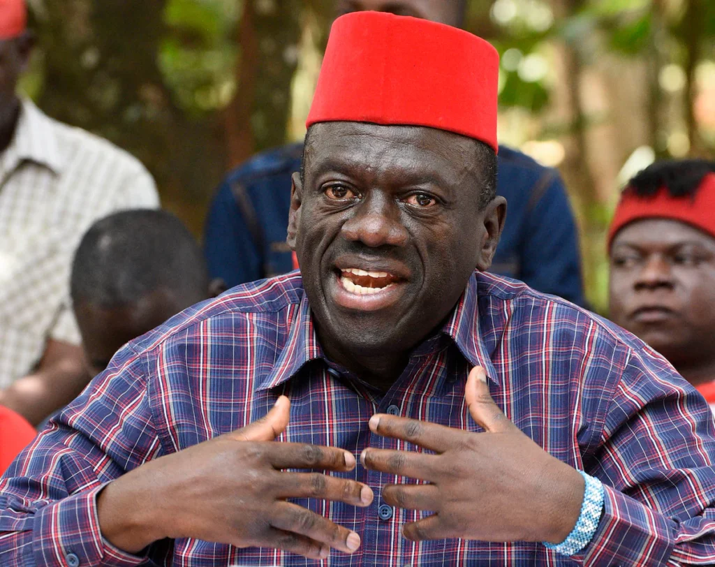 Ugandan opposition leader Kizza Besigye admitted to intensive care after collapsing during trial