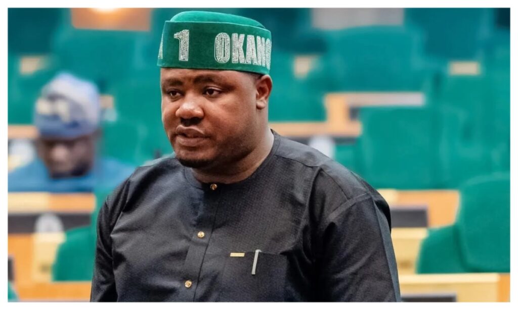 House of Representatives member Philip Agbese speaking on the proposed NYSC reforms and urging President Tinubu to suspend implementation.