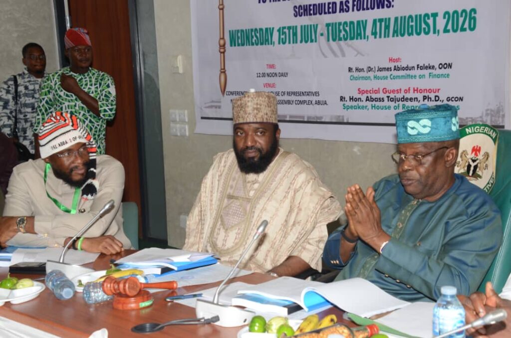 Officials of the Nigeria Customs Service appearing before the House of Representatives over import duty waivers.