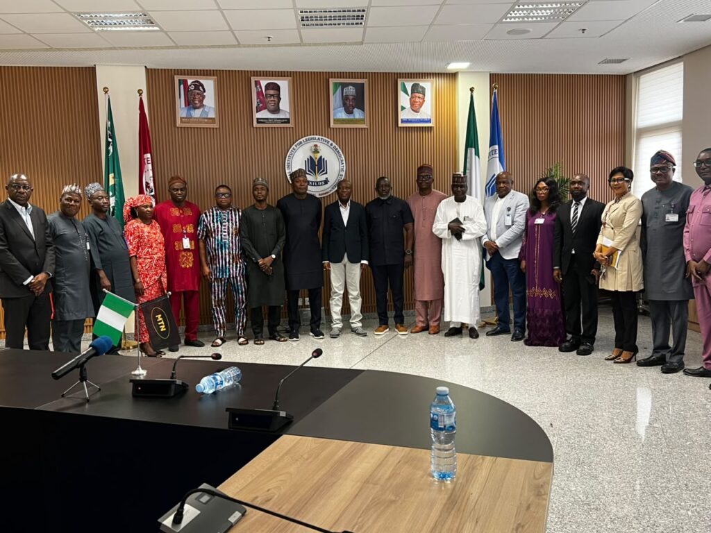 NILDS officials and MTN Nigeria representatives at a capacity-building workshop on legislative engagement and digital policy development