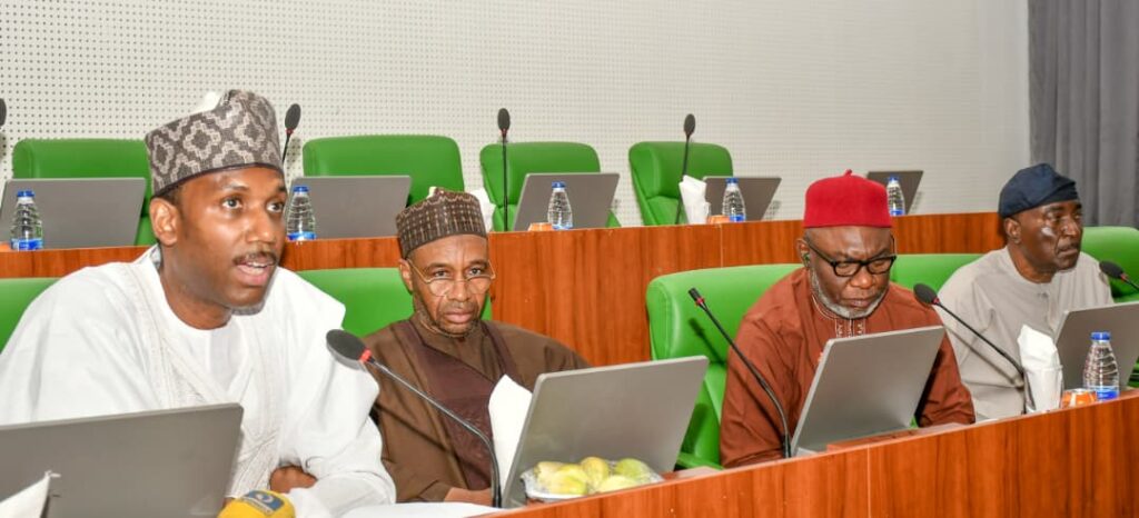 Members of Nigeria's House of Representatives during legislative proceedings on reforms to strengthen commercial laws and boost investment.