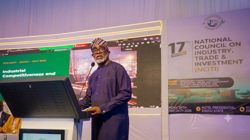 NSDC Executive Secretary Kamar Bakrin speaking on the need to reduce Nigeria's production costs to boost competitiveness under AfCFTA.