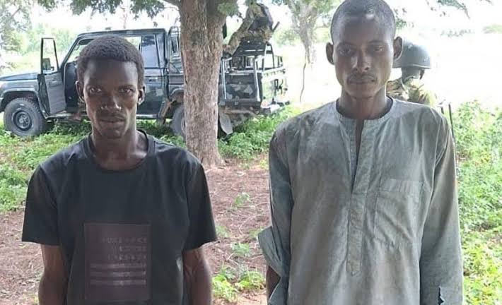Nigerian Army troops of 6 Brigade and Operation Whirl Stroke during a security operation that rescued two kidnapped victims in Taraba State.