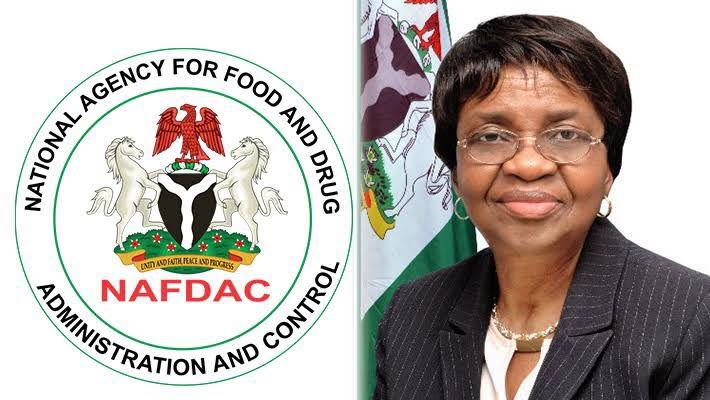 NAFDAC officials sealing an alcohol manufacturing facility in Ota, Ogun State, during an enforcement operation.