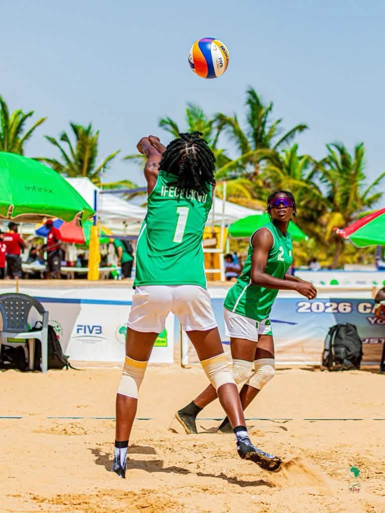 Nigeria women’s team reach quarterfinals of U18 Beach Volleyball Cup