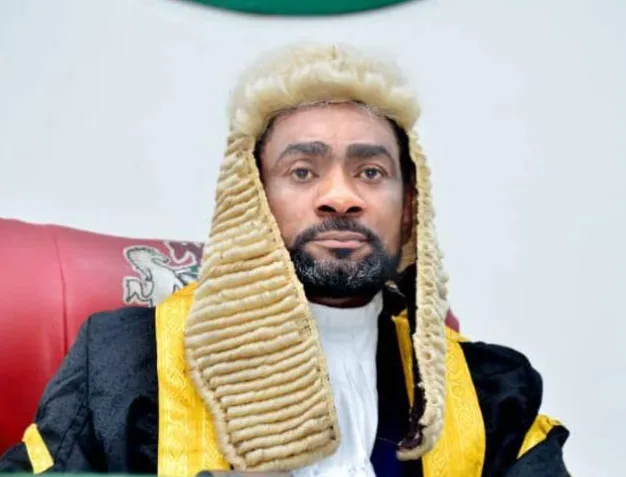 Edo State House of Assembly Speaker Blessing Agbebaku, who has resigned from his position.