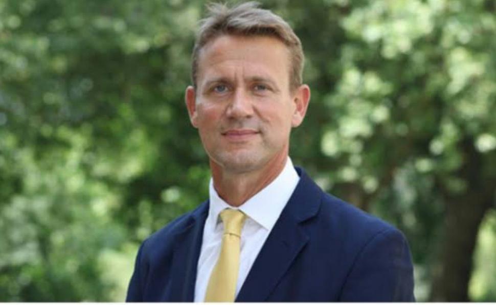 UK High Commissioner-designate Pete Vowles arrives in Abuja