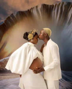 TikTok stars Peller and Jarvis announce pregnancy in a pregnancy-themed photoshoot